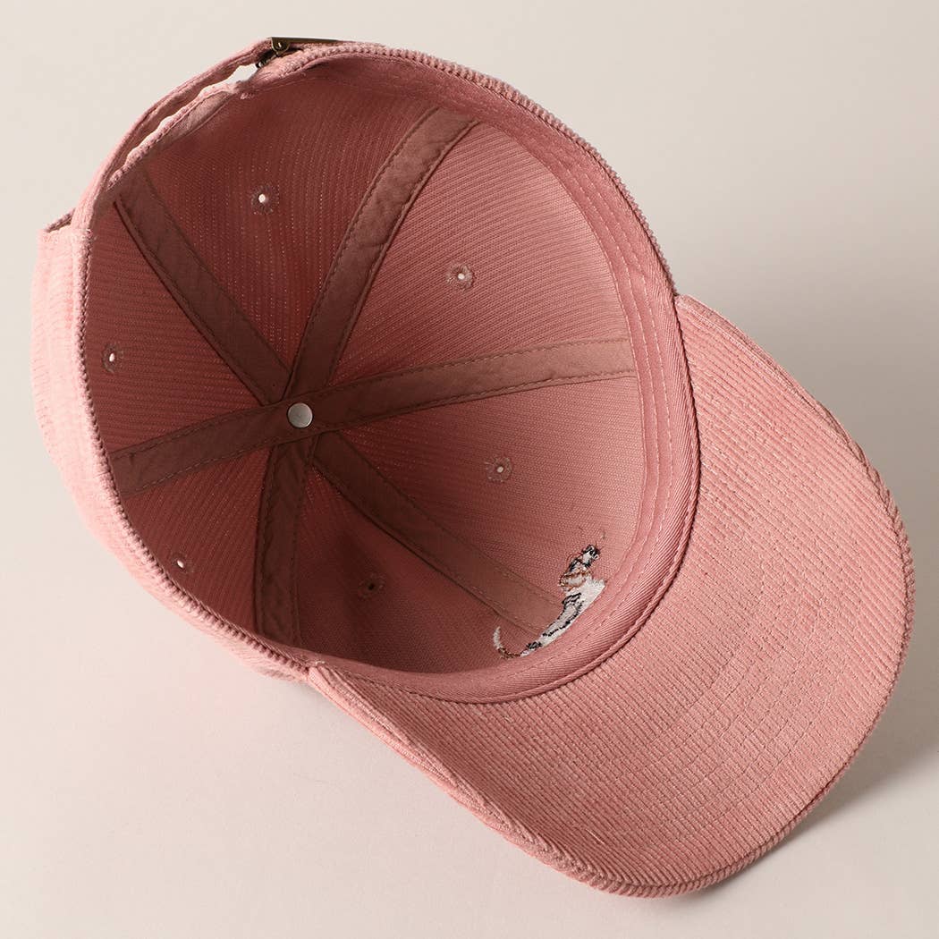 Bradley Beagle Corduroy Baseball Cap