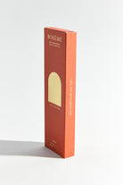 Red box with a yellow label on a white background