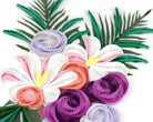 Quilled Flower Vase Birthday Card | Floral Birthday Card