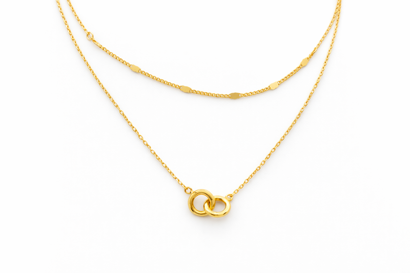 Noa Link Layered Necklace