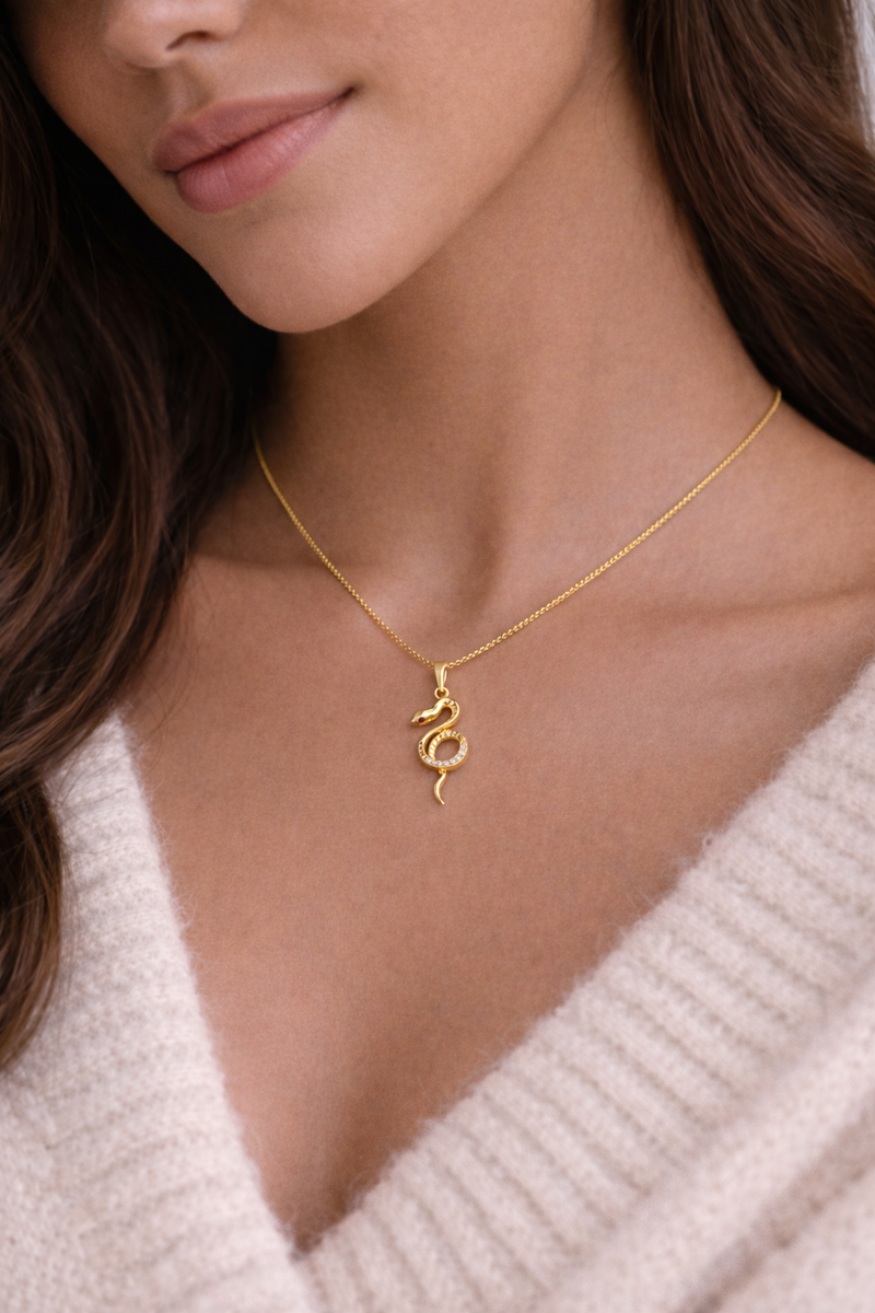 Dainty Snake Necklace
