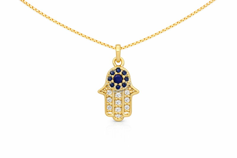 Ethereal Hamsa Necklace