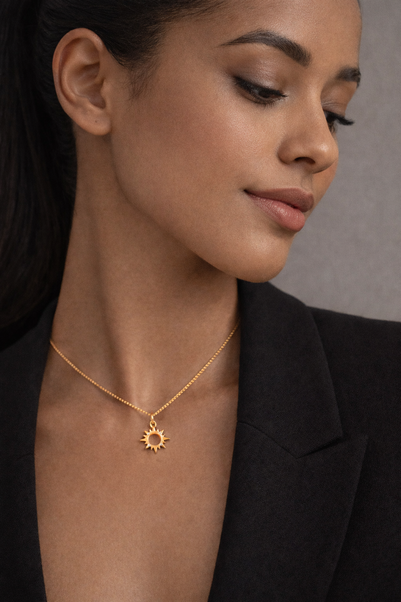 Sunray Halo Necklace