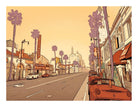 Hollywood Streets Print
