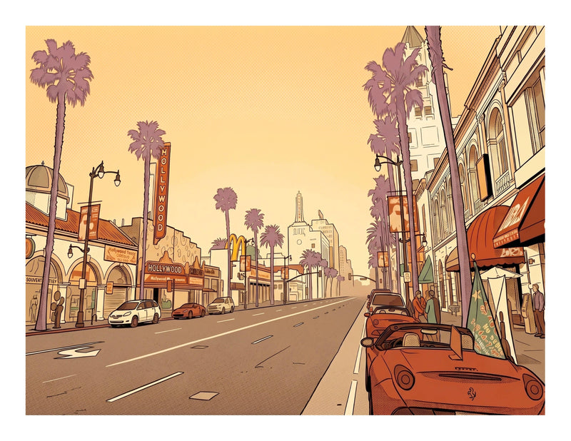 Hollywood Streets Print