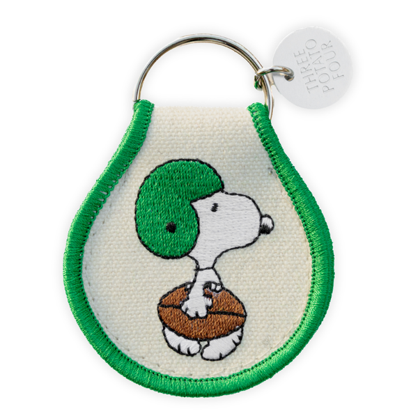 Peanuts® - Snoopy Football Patch Keychain