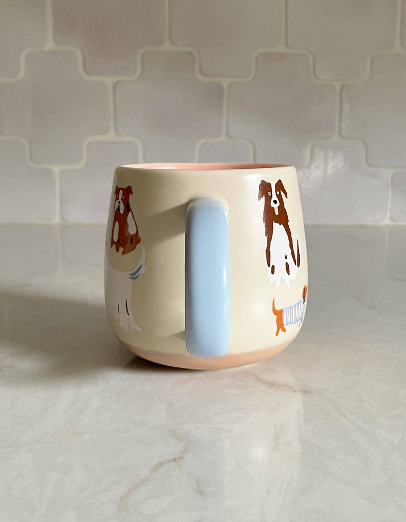 FORMA Ceramic Dogs Mug - Quirky canine charm for delightful sips.