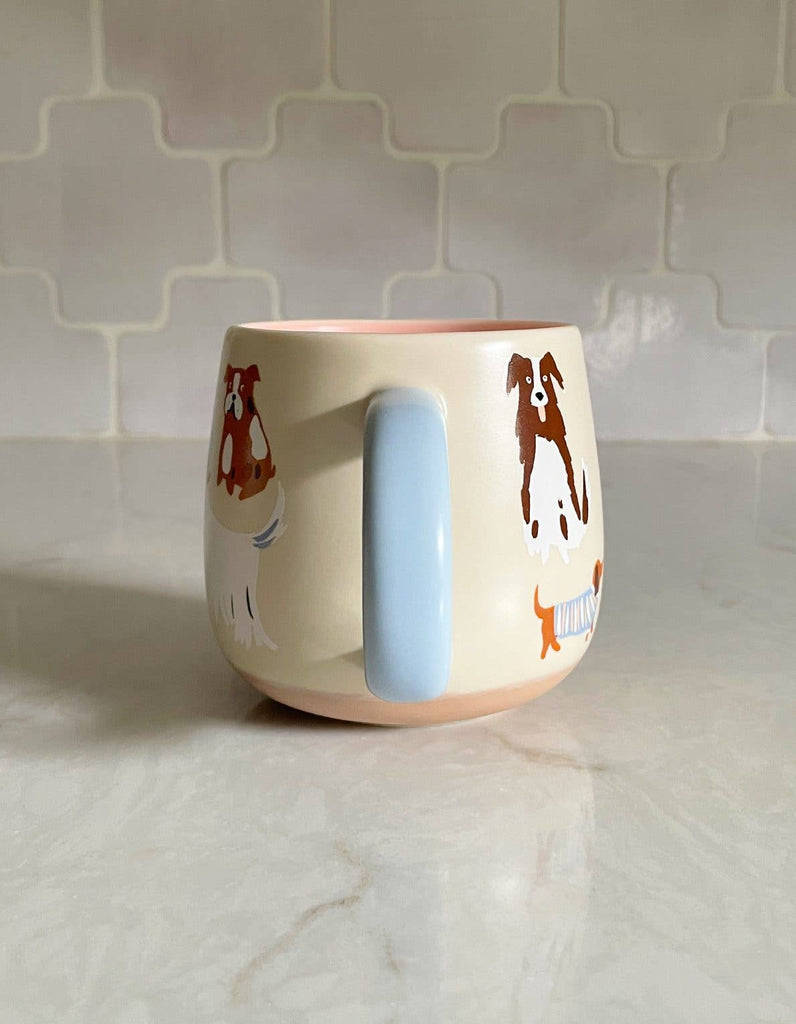 FORMA Ceramic Dogs Mug - Quirky canine charm for delightful sips.