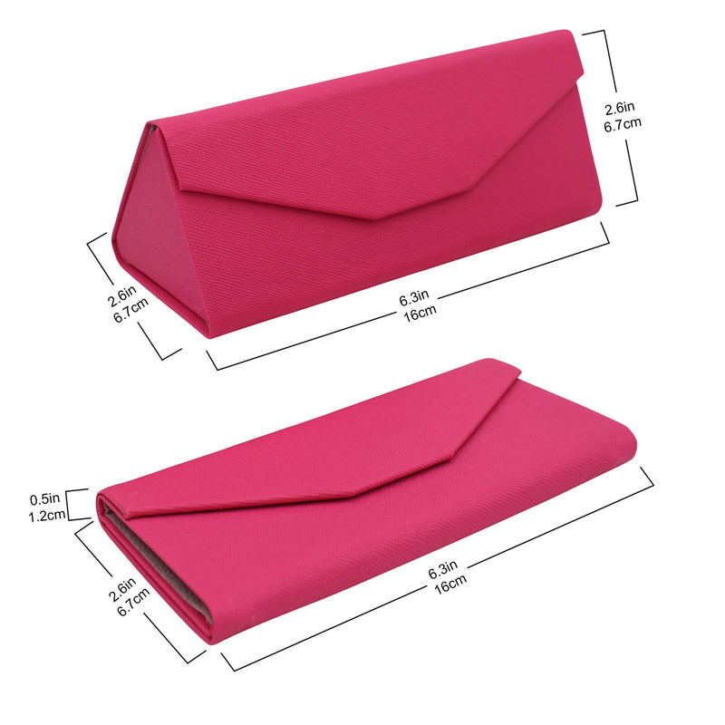 Fuchsia Folding Glasses Case