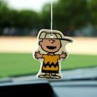 Peanuts - Charlie Brown Air Freshener: Infuse your car with joy and nostalgia. Hang this iconic air freshener for a delightful scent and a touch of Peanuts charm.
