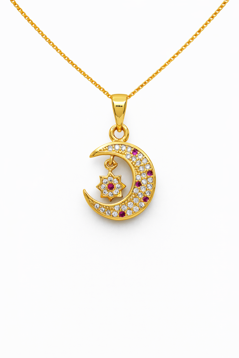 Starry Moon Necklace