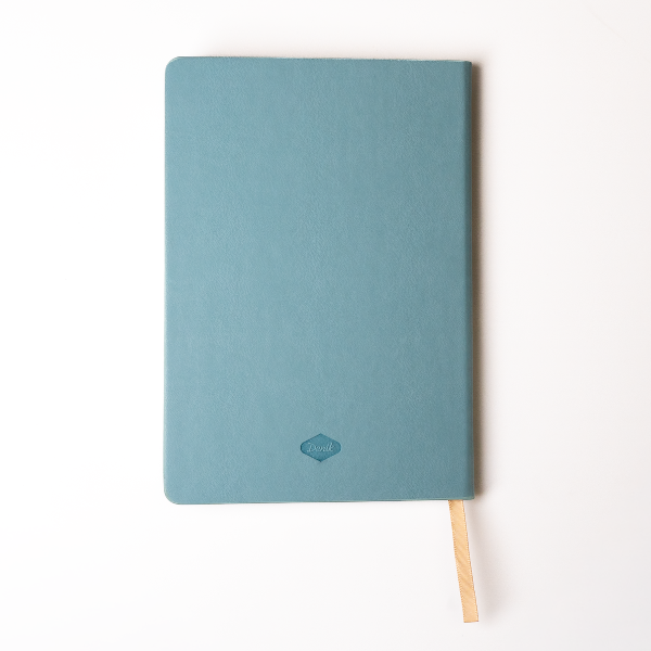 Daisy Frame embroidered hardbound notebook by Denik, alternate view