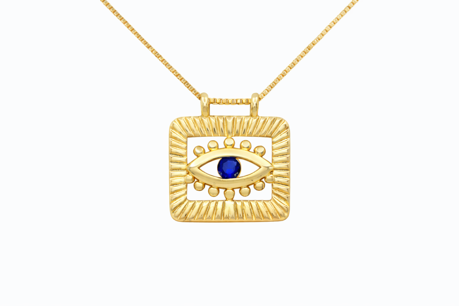 Radiant Rectangle Necklace