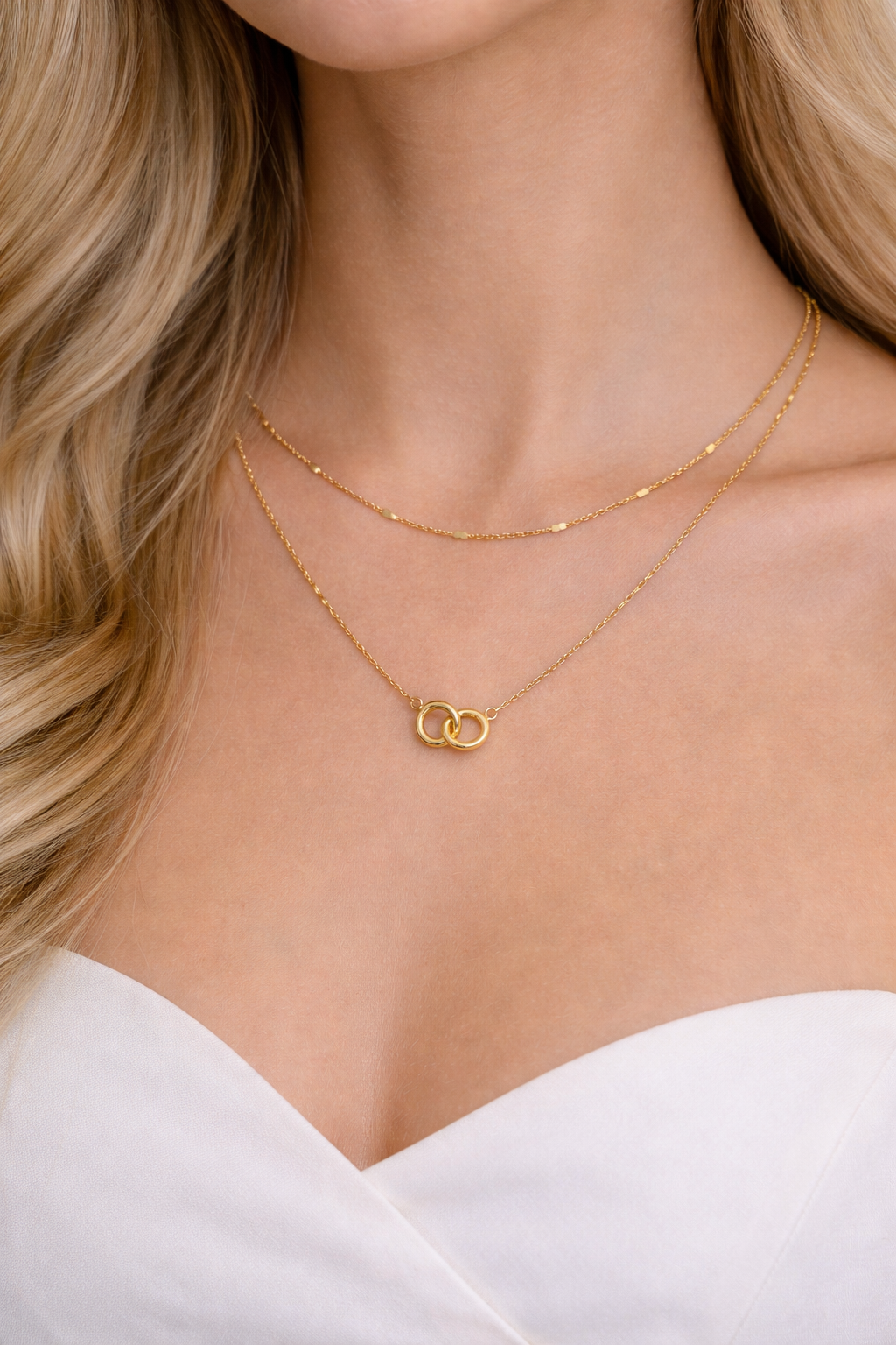Noa Link Layered Necklace
