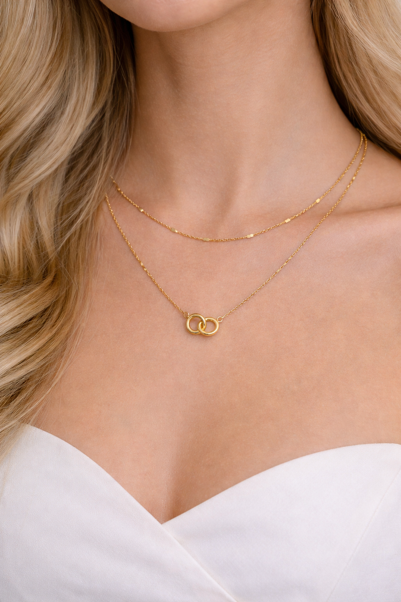 Noa Link Layered Necklace
