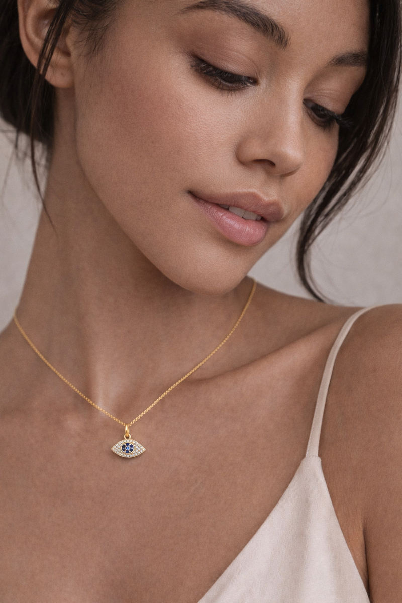 Majestic Iris Necklace