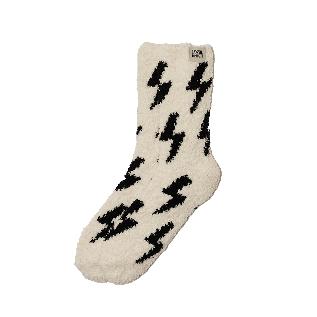 Lightning Bolt Cozy Socks