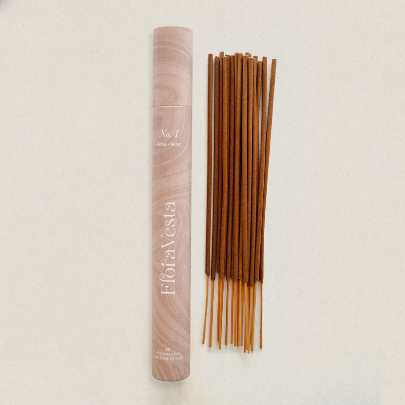 Rose & Mint All Natural Botanical Incense