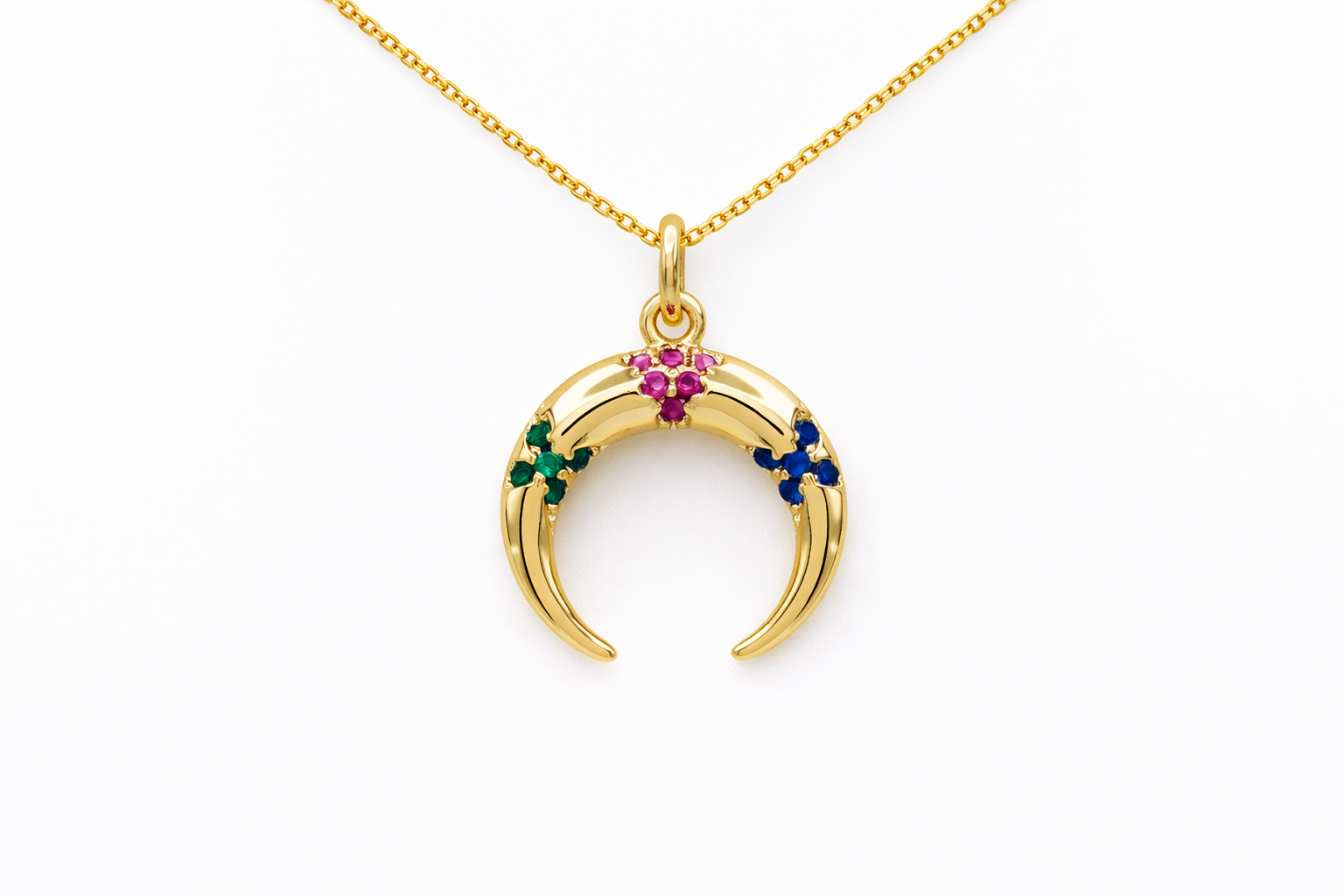 Floral Arc Necklace
