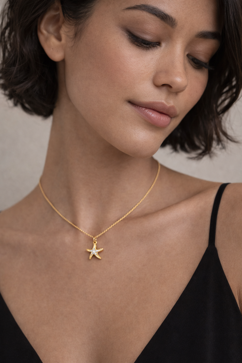 Summer Starfish Necklace