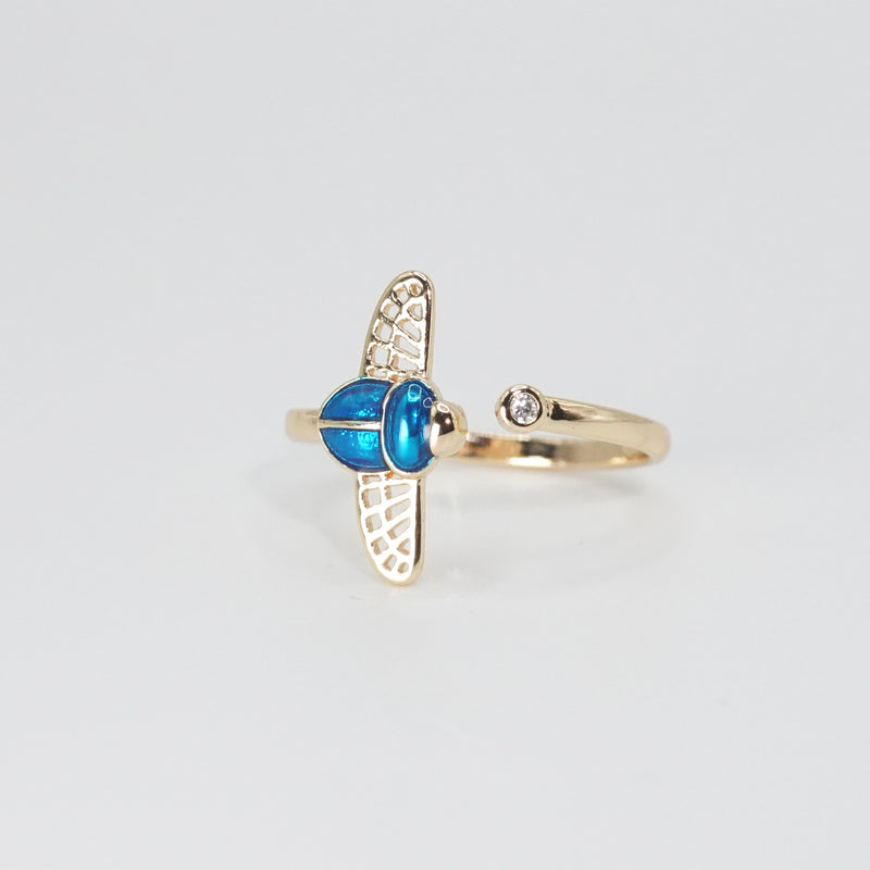 Via Lido Ring: Delightful ladybird-shaped design, adding whimsical charm to your ensemble.