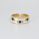 Citrus Ring: Unique design with captivating eyes, adding intrigue to your look.