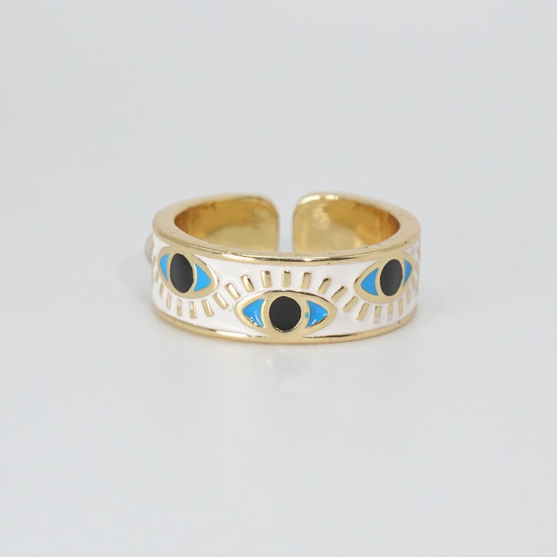 Citrus Ring: Unique design with captivating eyes, adding intrigue to your look.