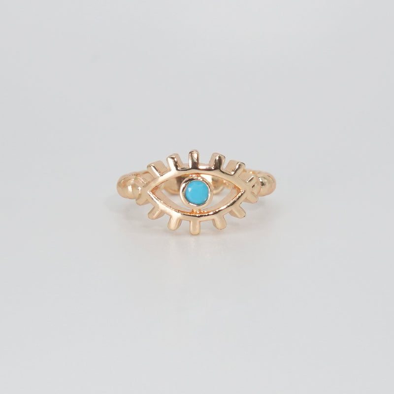 Poinsettia Ring: Enigmatic eye-shaped design, exuding intrigue and sophistication.
