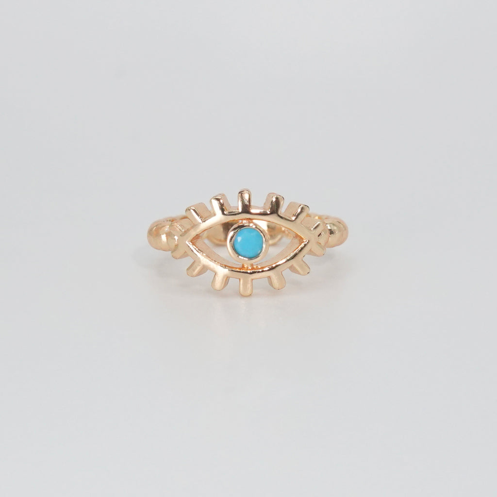 Poinsettia Ring: Enigmatic eye-shaped design, exuding intrigue and sophistication.