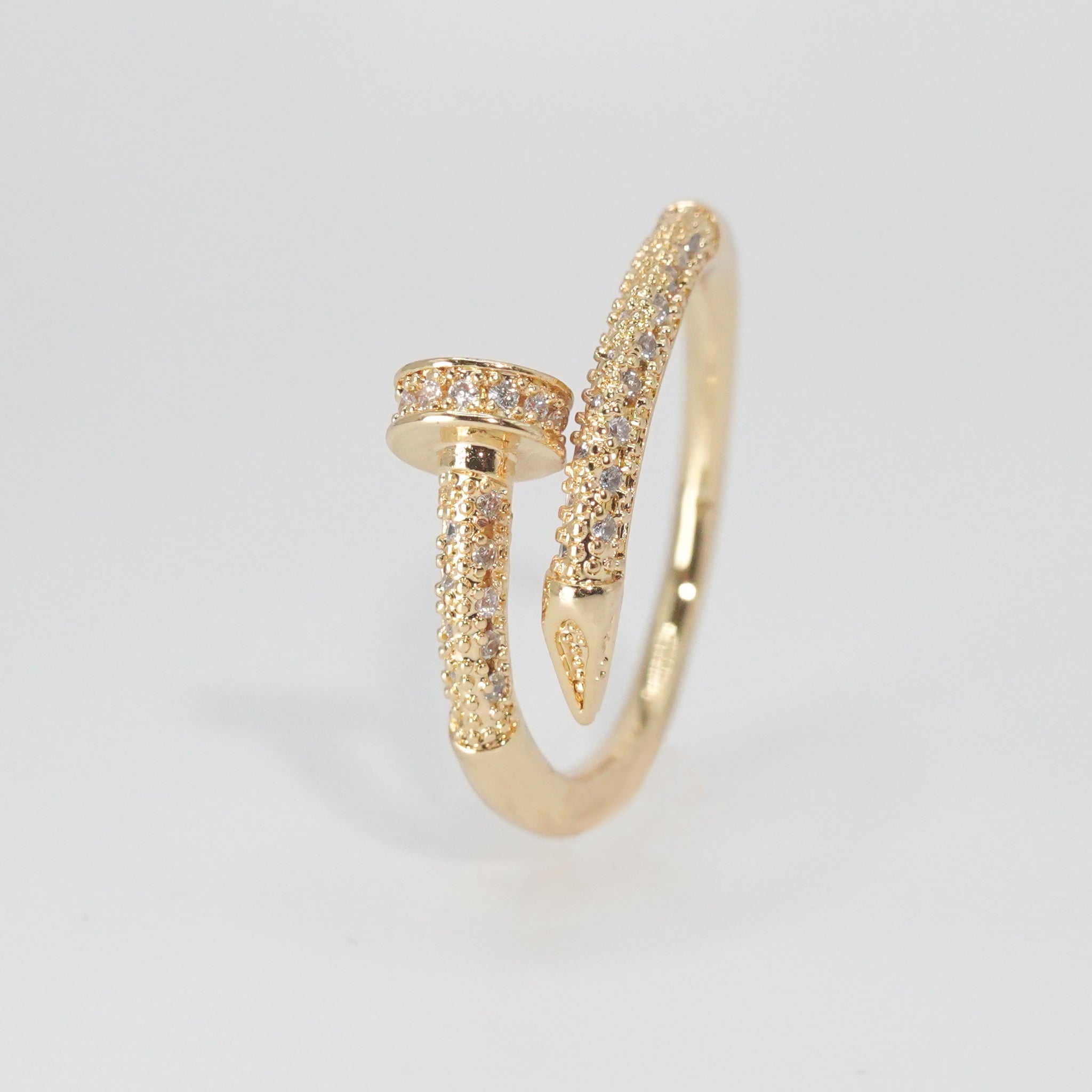 Alpine Ring - Nail-shaped fashion accessory for a bold and edgy style.