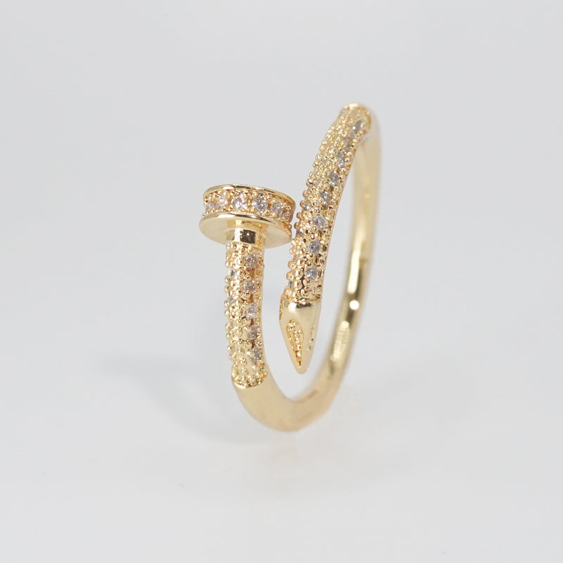 Alpine Ring - Nail-shaped fashion accessory for a bold and edgy style.