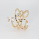Roxbury Ring - Chic accessory with sleek lines and sparkling stones.