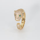 Fierce leopard-shaped accessory for wild elegance and bold style.