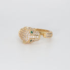 Fierce leopard-shaped accessory for wild elegance and bold style.