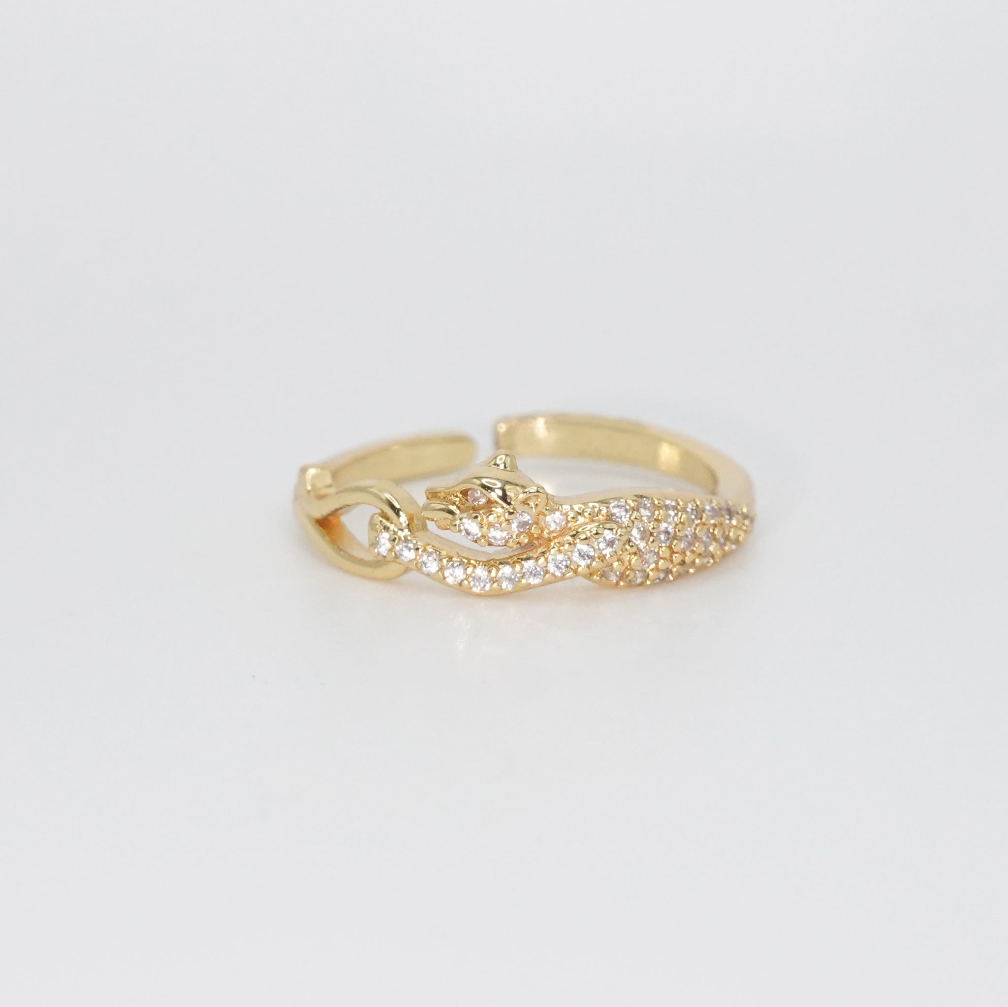 Trousdale Ring - Fierce panther-shaped accessory with intricate details.