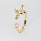 Eden Ring - Sleek aircraft-shaped accessory for a futuristic and elegant look.