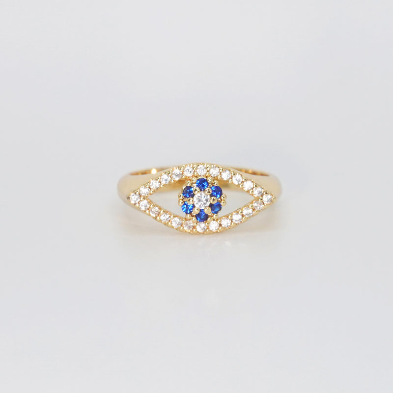 Birdview Ring - Enchanting accessory with captivating eye design.
