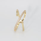 Latigo Ring - Sparkling stones adorn this exquisite ring.