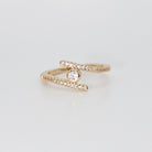 Kanan Ring - Circular stone with accent stones along the lines.