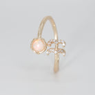 Aquarius Ring: Water symbol in opal and shimmering stones, epitome of individuality.
