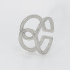 Lustrous silver Cassidy Ring, epitome of understated elegance, versatile for all occasions.