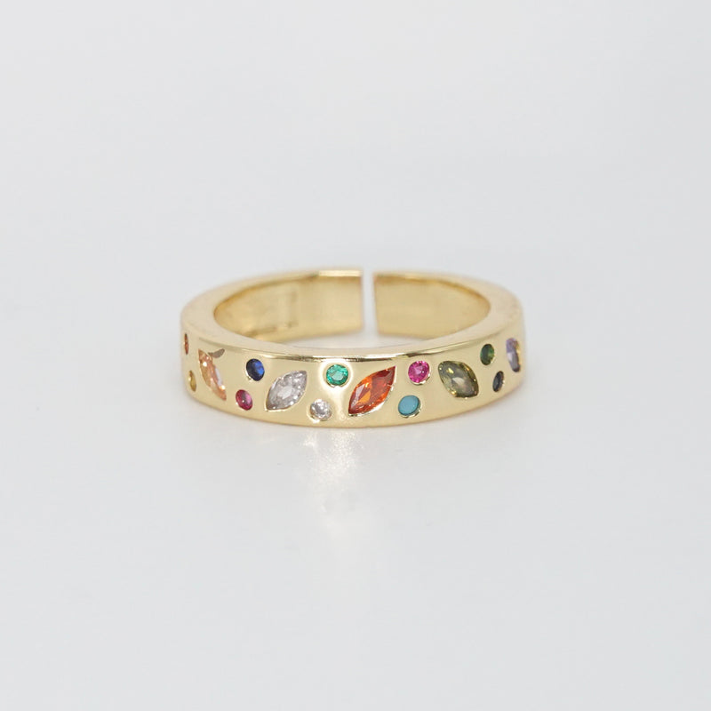 Melrose Ring - Stunning accessory adorned with colorful stones.