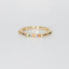 Vine Ring - Elegant and colorful accessory with slender design.