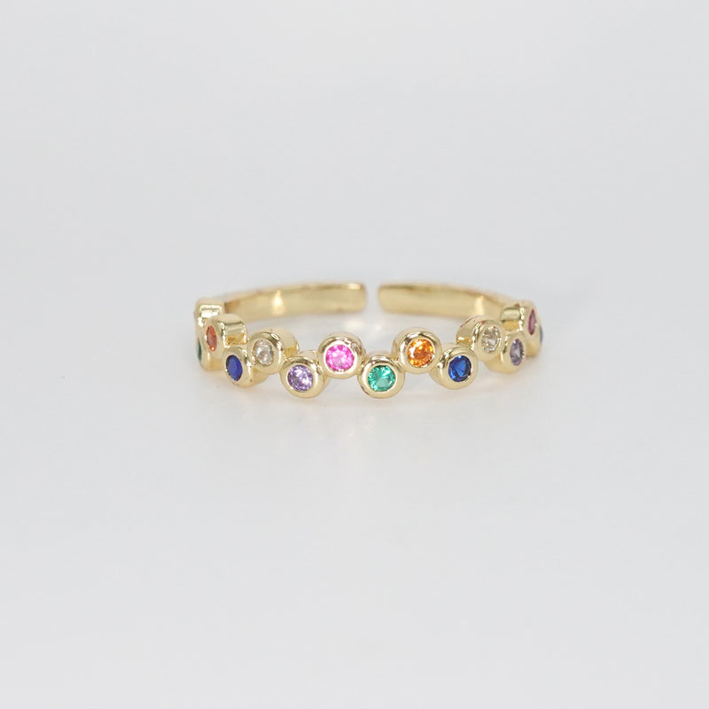 Argyle Ring - Exquisite accessory adorned with colorful circular stones.