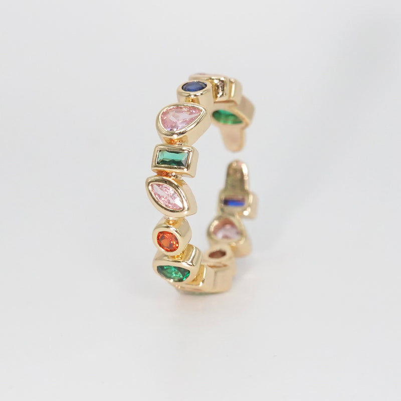 La Cienega Ring - Enchanting accessory adorned with vibrant colors.