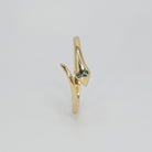 Viewridge Ring: Slender serpent-inspired design, epitome of understated elegance.