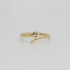 Viewridge Ring: Slender serpent-inspired design, epitome of understated elegance.