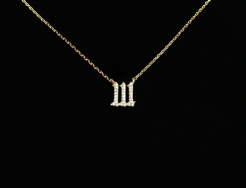 111 Angel Number Necklace
