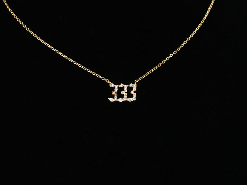 333 Angel Number Necklace