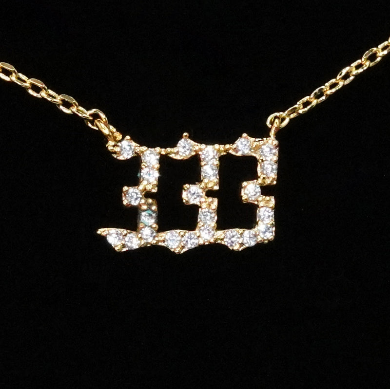 333 Angel Number Necklace